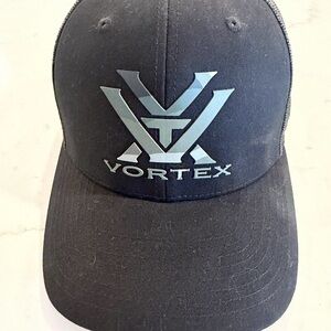 Vortex Men's Black Logo Trucker Hat